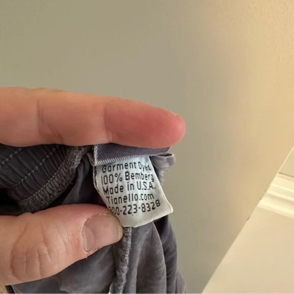 Vintage Tianello Gray Bemberg Tiered Maxi Skirt Large - Picture 7 of 16